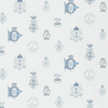Rowthorne Crest  Navy Wallpaper |    Ralph Lauren