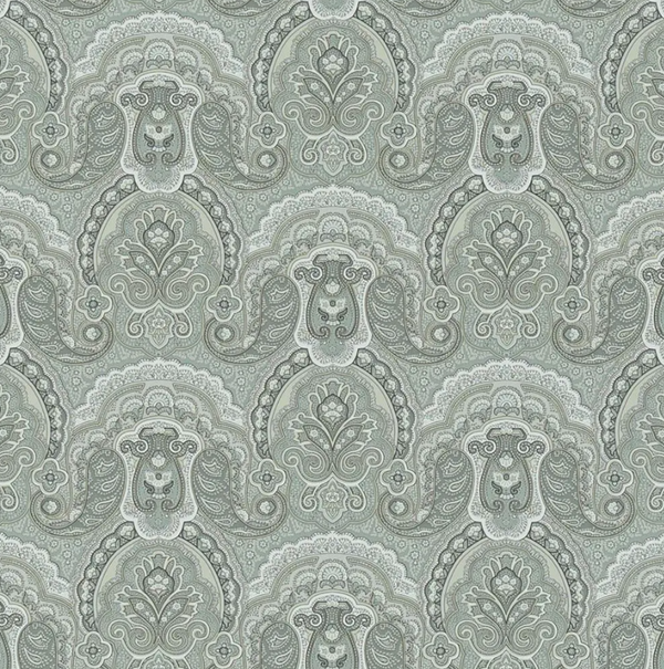 Crayford Paisley - - Dove Wallcovering | Ralph Lauren