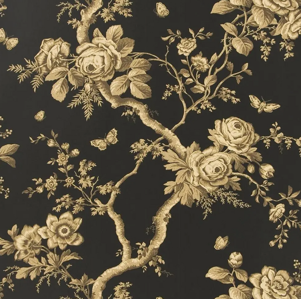 Ashfield Floral - - Tobacco Wallcovering | Ralph Lauren