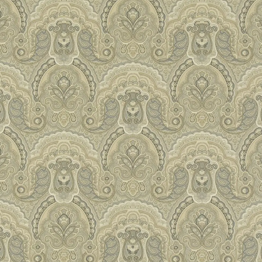 Crayford Paisley  Stone Wallpaper |    Ralph Lauren