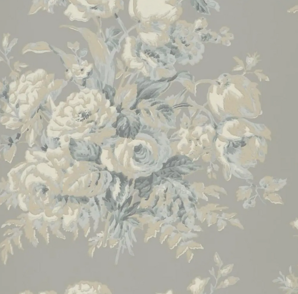 Francoise Bouquet  Slate Wallpaper |    Ralph Lauren