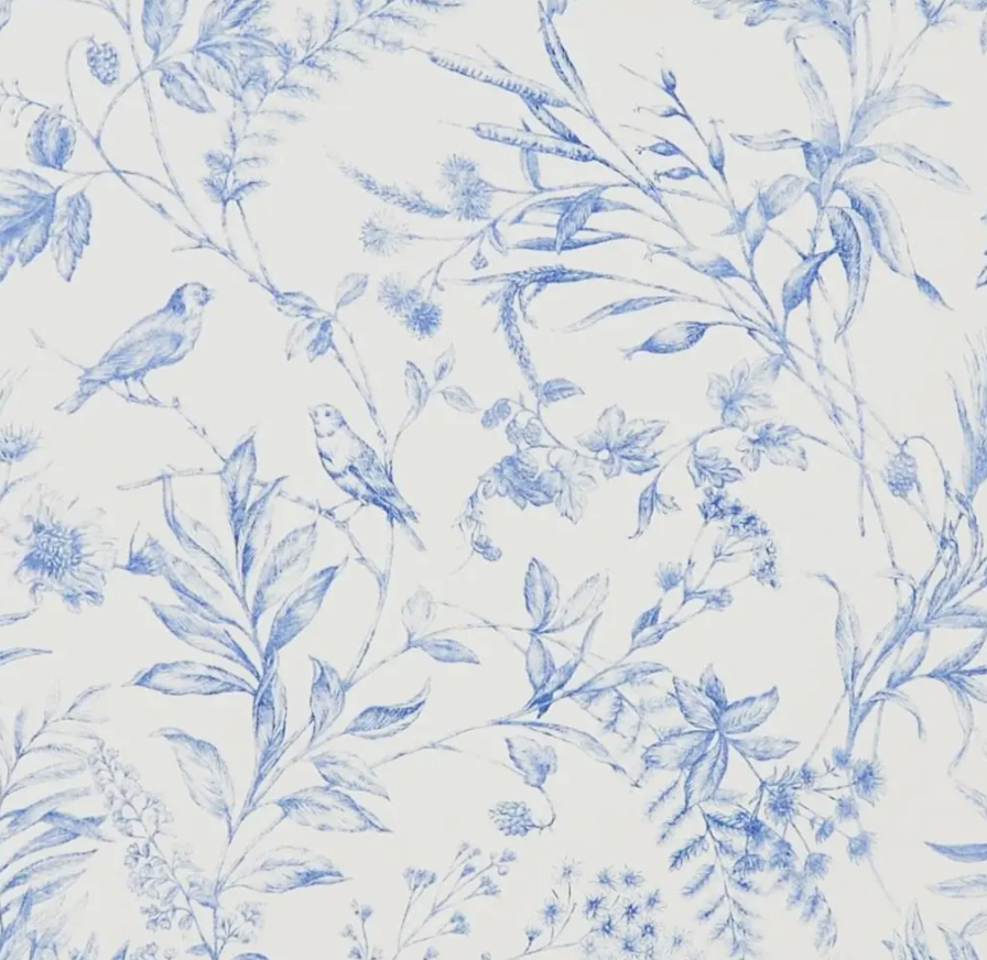 Fern Toile  Bluebell Wallpaper |    Ralph Lauren