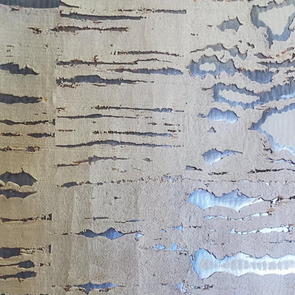 Birch Metallic Cork Wallpaper | Phillipe Romano