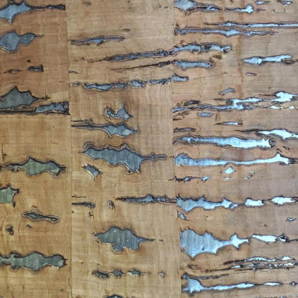 Birch Metallic Cork Wallpaper | Phillipe Romano
