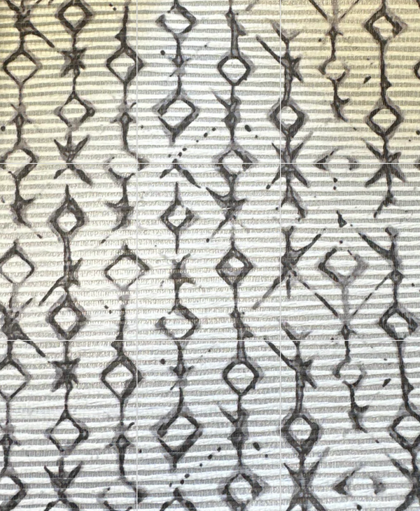 Silvio Printed Paperweave Naturals | Phillipe Romano
