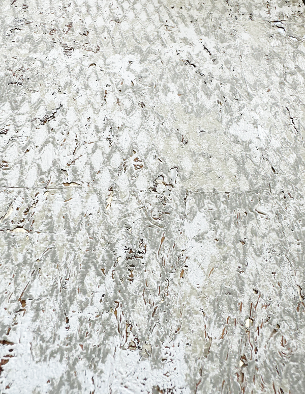 Andrea Printed Grasscloth on Mylar Foil Naturals | Phillipe Romano