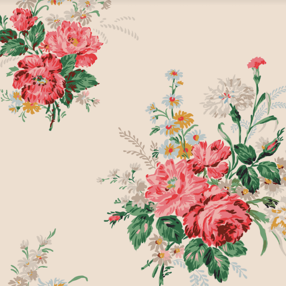 Danbury 1950's Floral Wallpaper