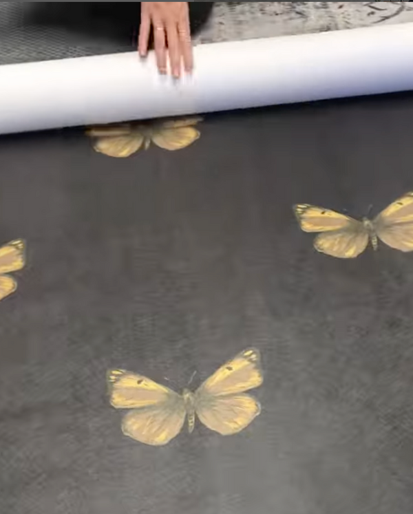 Butterfly Love - Golden Black Butterflies