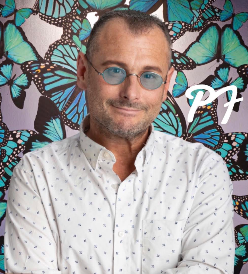 Chanteuse Big Butterflies - Turquoise Blue - Designer Wallcoverings and Fabrics