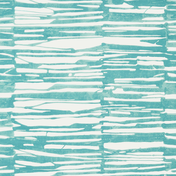 Ischia Turquoise - Turquoise Wallcovering | Thibaut