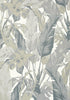 Traveler's Palm Wallpaper - Grey - Designer Wallcoverings and Fabrics