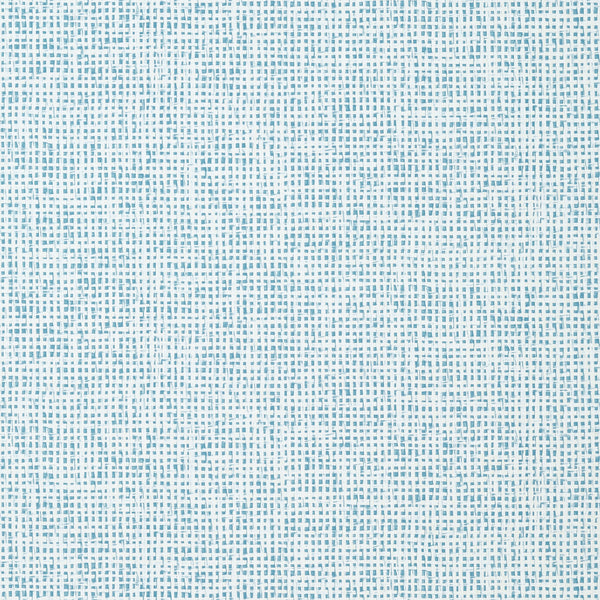 Pinellas Spa Blue - Spa Blue Natural Wallcovering | Thibaut