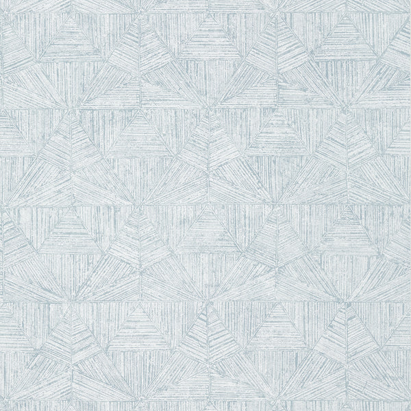 Crystalla Soft Blue - Soft Blue Wallcovering | Thibaut
