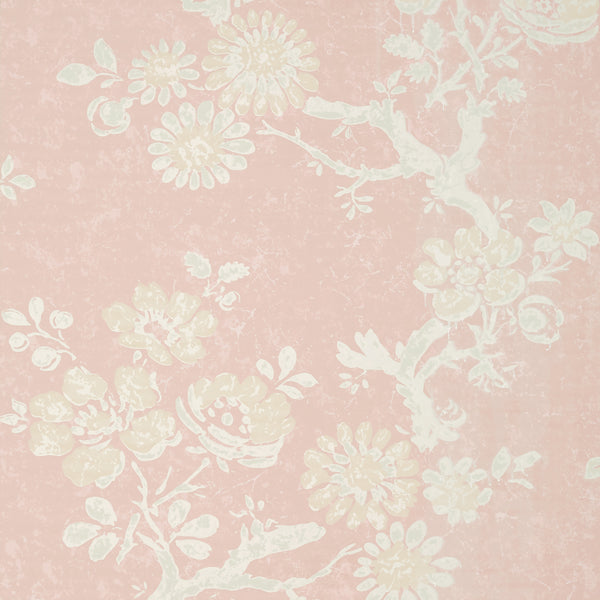 Claudette Blush - Blush Wallcovering | Thibaut
