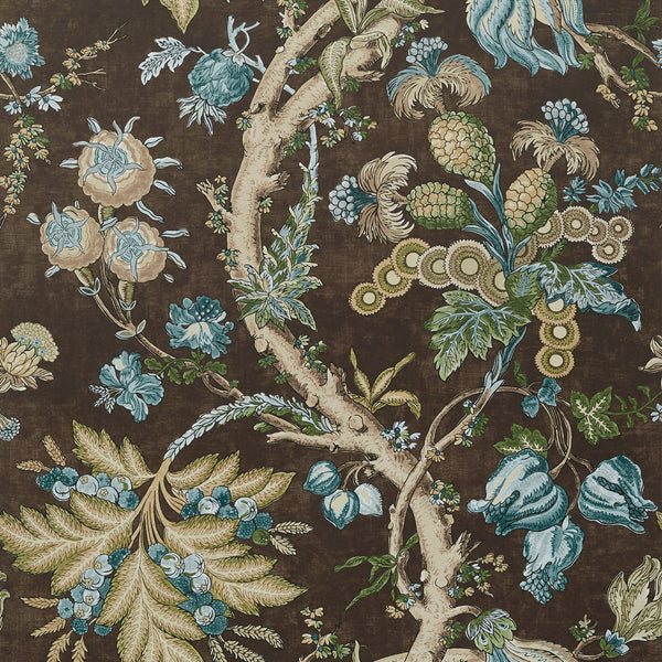 Chatelain Brown - Brown Wallcovering | Thibaut
