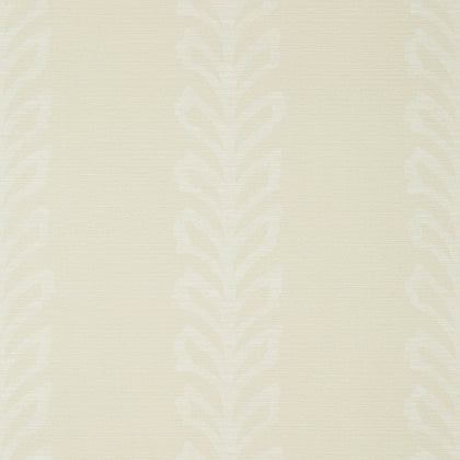 Evia Snow and White - Ivory Wallcovering | Thibaut