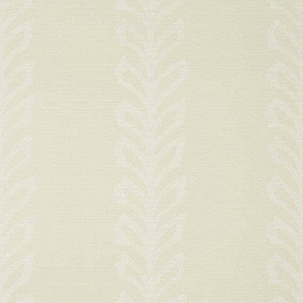 Evia Snow and White - Ivory Wallcovering | Thibaut