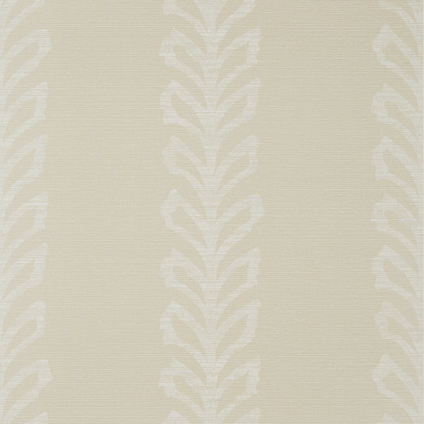Evia Light Taupe and White - Beige Wallcovering | Thibaut