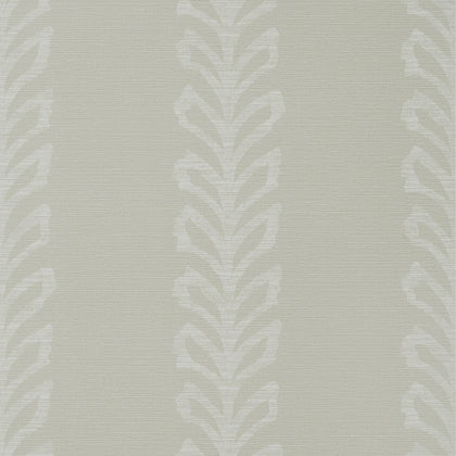 Evia Grey and White - Grey and White Wallcovering | Thibaut