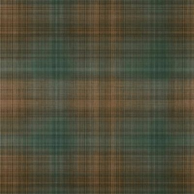 Inverness Teal and Clay - Teal and Clay Wallcovering | Thibaut