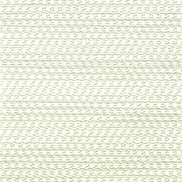 Pergola Green - Ivory Wallcovering | Thibaut