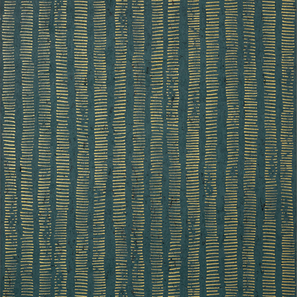 Cork Forest Peacock Blue - Teal Wallcovering | Thibaut