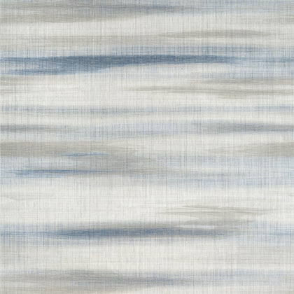 Equinox Blue and Beige - Blue and Beige Wallcovering | Thibaut