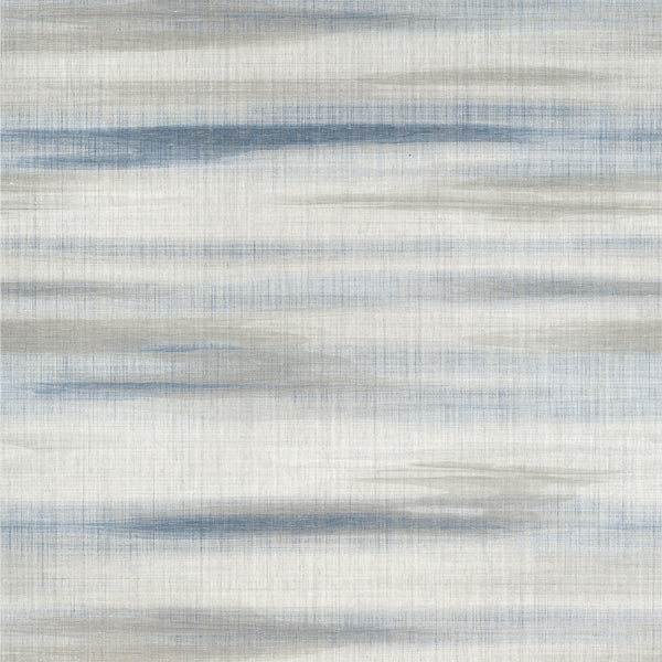 Equinox Blue and Beige - Blue and Beige Wallcovering | Thibaut