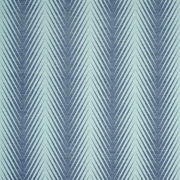 Viva Navy and Aqua - Navy and Aqua Wallcovering | Thibaut