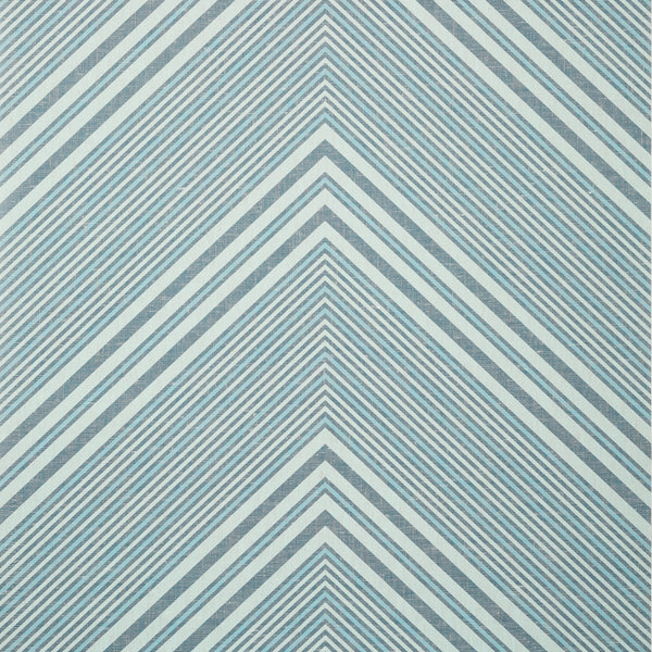 Elevation Navy and Aqua - Navy and Aqua Wallcovering | Thibaut