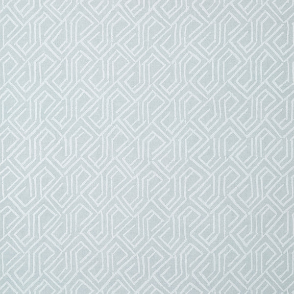Tortona Spa Blue - Spa Blue Wallcovering | Thibaut