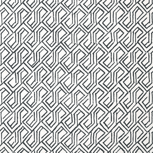 Tortona Black and White - Black and White Wallcovering | Thibaut