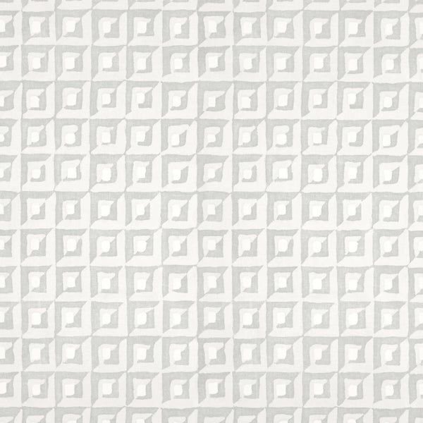 Square Dance Grey - Grey Wallcovering | Thibaut