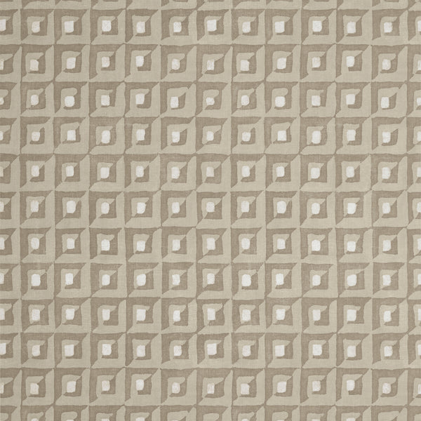 Square Dance Taupe - Taupe Wallcovering | Thibaut