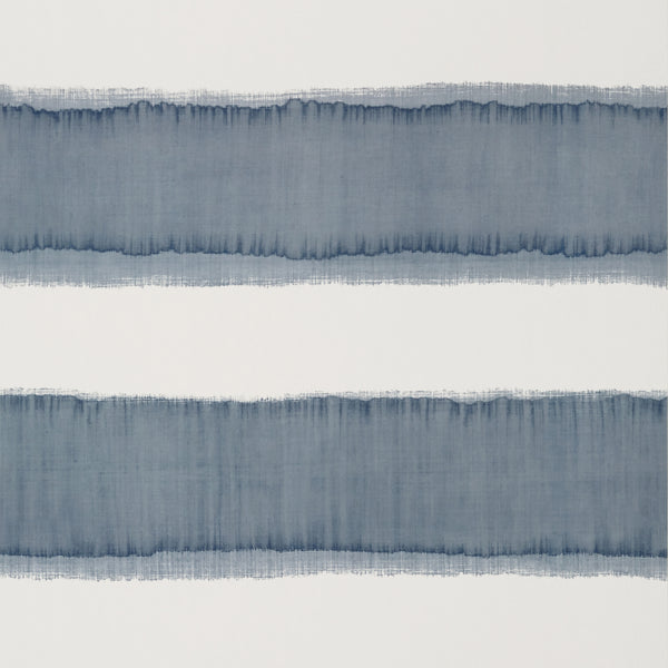 Mizu Stripe Slate Blue - Slate Blue Wallcovering | Thibaut