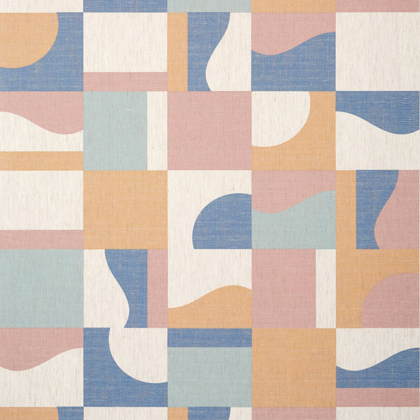 Colored Blocks Multi - Multi Wallcovering | Thibaut