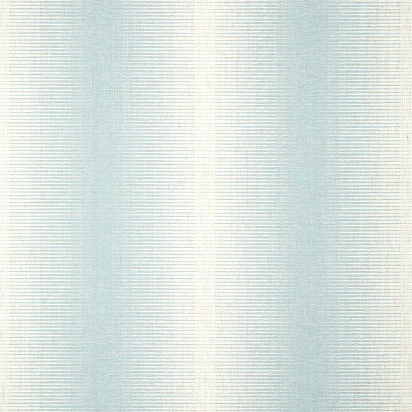 Bozeman Stripe Spa Blue - Spa Blue Wallcovering | Thibaut
