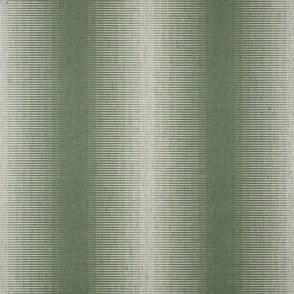 Bozeman Stripe Green - Green Natural Wallcovering | Thibaut