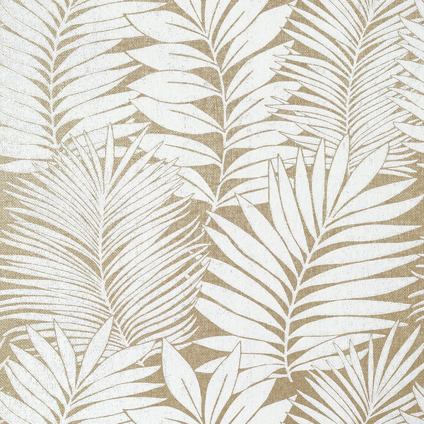 Siesta Key Metallic Gold - Metallic Gold Wallcovering | Thibaut