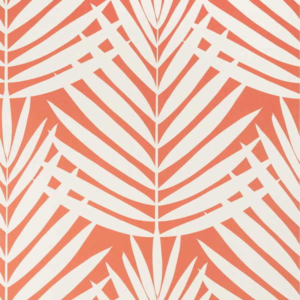 Croatia Coral - Coral Wallcovering | Thibaut