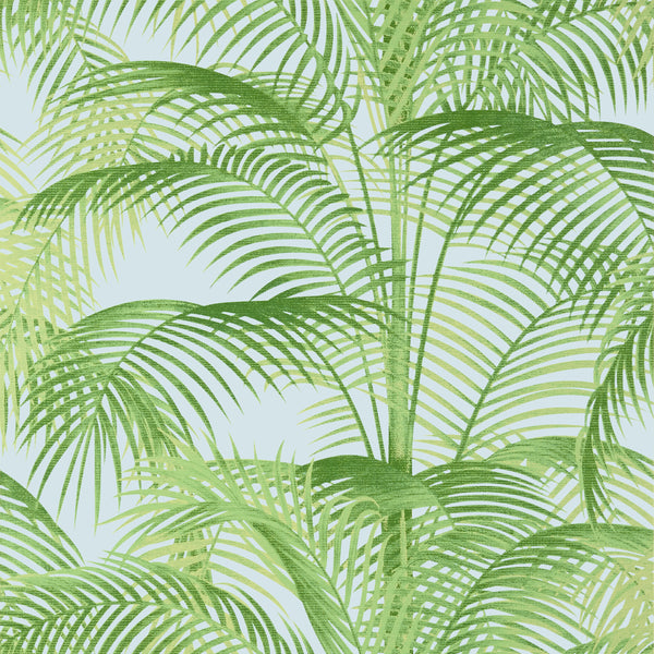 Delray Green and Blue - Green and Blue Wallcovering | Thibaut