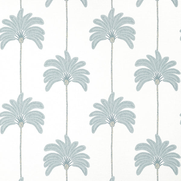 Sunset Boulevard Spa Blue - Spa Blue Wallcovering | Thibaut