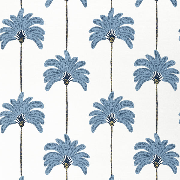Sunset Boulevard Blue - Blue Wallcovering | Thibaut