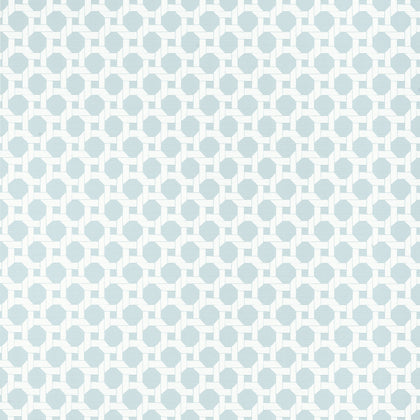 Charter Spa Blue - Spa Blue Wallcovering | Thibaut