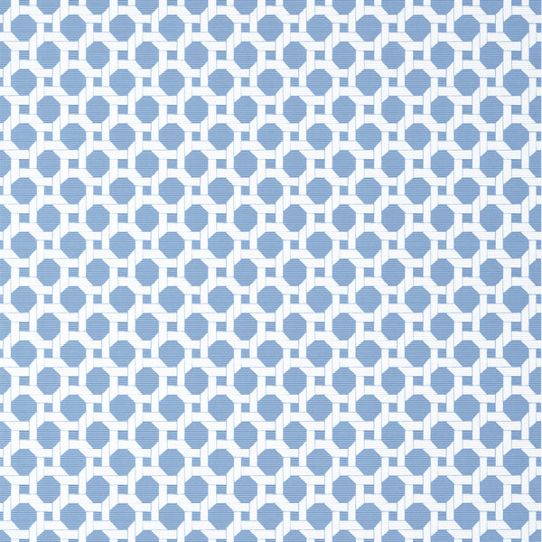 Charter Blue - Blue Wallcovering | Thibaut
