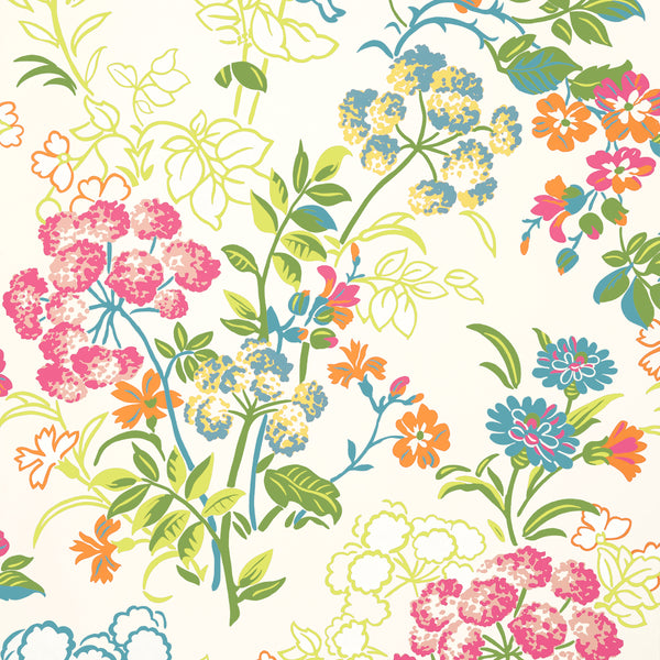Spring Garden Cream - Cream Wallcovering | Thibaut