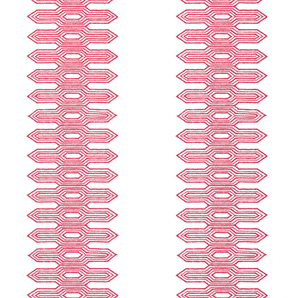 Nola Stripe Pink - Pink Wallcovering | Thibaut