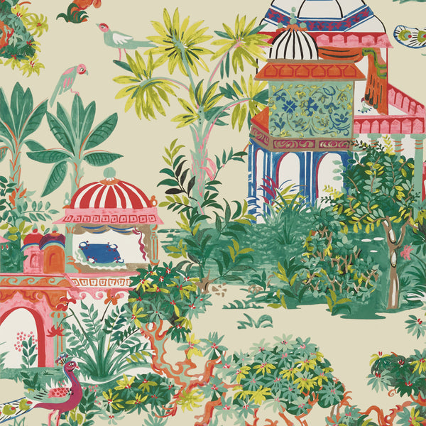 Mystic Garden Cream - Cream Wallcovering | Thibaut