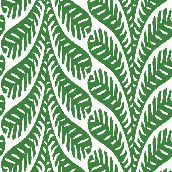 Ginger Emerald - Green Wallcovering | Thibaut