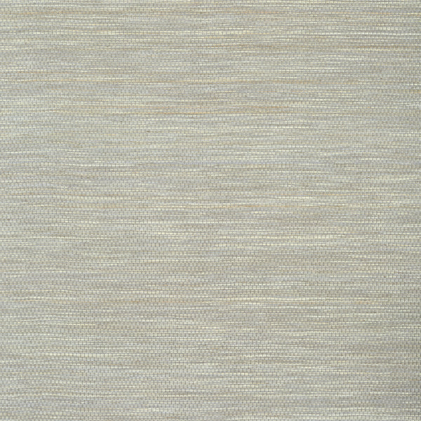 Cape May Weave Light Grey - Light Grey Natural Wallcovering | Thibaut
